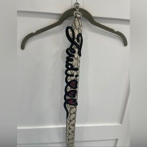 FENDI Calfskin Elaphe Open Your Heart Strap